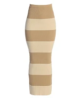 Jluxlabel Women's Jaide Maxi Knit Skirt