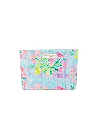 Evelyn & Kate Floral Quilted Pouch