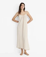 Mango Women's Plain Cotton Nightgown