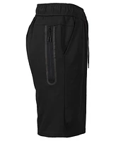 Galaxy by Harvic Men's Tech Fleece Performance With Heat Seal Zipper Pocket Shorts