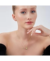 Spero London Eye Coin Sterling Silver Evil Necklace