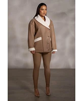 Jluxlabel Women's Presley Faux Leather Coat