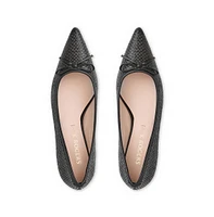 Pammi Pump - Raffia /Nappa