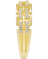 Diamond Link Ring (1/4 ct. t.w) in 10k Yellow Gold
