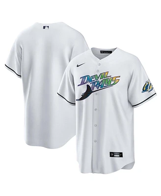 Nike Men's White 25th Anniversary Tampa Bay Rays Home Replica Team Jersey