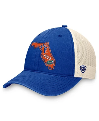 Top of the World Men's Royal Florida Gators Roots Adjustable Hat