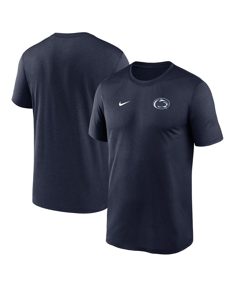 Nike Men's Navy Penn State Nittany Lions 2025 Sideline Small Logo Legend Performance T-Shirt