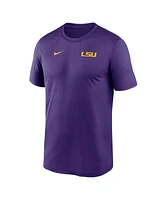 Nike Men's Purple Lsu Tigers 2025 Sideline Small Logo Legend Performance T-Shirt