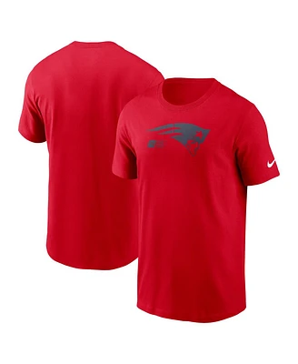 Nike Men's Red New England Patriots Faded Essential T-Shirt