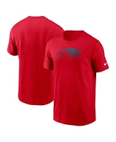Nike Men's Red New England Patriots Faded Essential T-Shirt