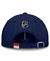Fanatics Men's Navy Columbus Blue Jackets Authentic Pro Prime Adjustable Hat
