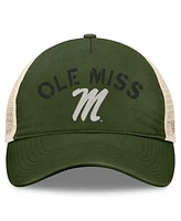 Top of the World Men's Hunter Green Ole Miss Rebels Oht Military Appreciation Glory Trucker Adjustable Hat