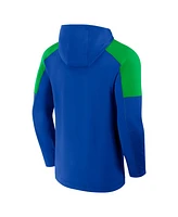 Fanatics Men's Royal Seattle Sounders Fc Red Card Transitional Pullover Hoodie