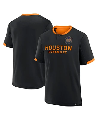 Fanatics Men's Black Houston Dynamo Fc Stoppage Time Striker T-Shirt