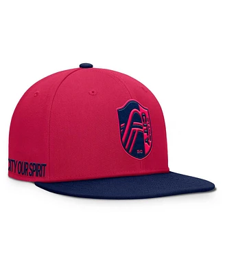 Fanatics Men's Red St. Louis City Sc Sitter Snapback Hat