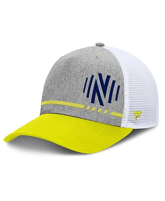Fanatics Men's Heather Gray Nashville Sc Low Block Trucker Adjustable Hat