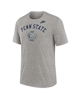 Nike Men's Heather Gray Penn State Nittany Lions Legacy Arch Tri-Blend T-Shirt