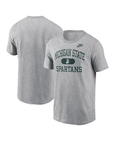 Nike Men's Heather Gray Michigan State Spartans Legacy Alma Mater T-Shirt