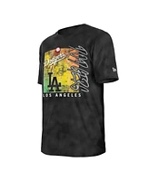 New Era Women's Black Los Angeles Dodgers Sport Classics Enzyme Wash Oversized T-Shirt