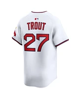 Nike Men's Mike Trout White Los Angeles Angels Alternate Limited Jersey