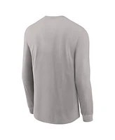Nike Men's Gray Ohio State Buckeyes 2025 Sideline Performance Long Sleeve T-Shirt
