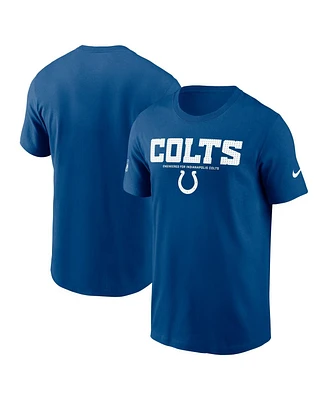 Nike Men's Royal Indianapolis Colts Sideline Performance T-Shirt