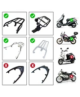 Ahr 30L Motorcycle Tour Tail Box Scooter Trunk Luggage Top Lock Storage Carrier Case