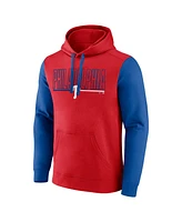 Fanatics Men's Red Philadelphia Phillies Outline Fleece Pullover Hoodie