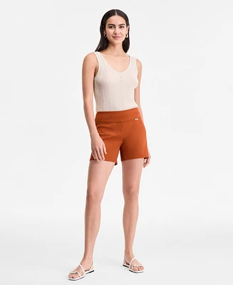 I.n.c. International Concepts Women's Mid Rise Pull-On Shorts, Exclusively at Macy's