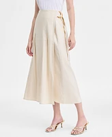 I.n.c. International Concepts Women's Linen-Blend Maxi Skirt, Exclusively at Macy's