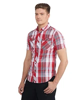 Ecko Unltd Men's Worker Short Sleeve Woven Shirt