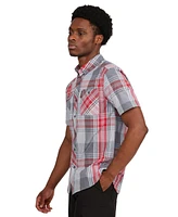 Ecko Unltd Men's Construct Short Sleeve Woven Shirt