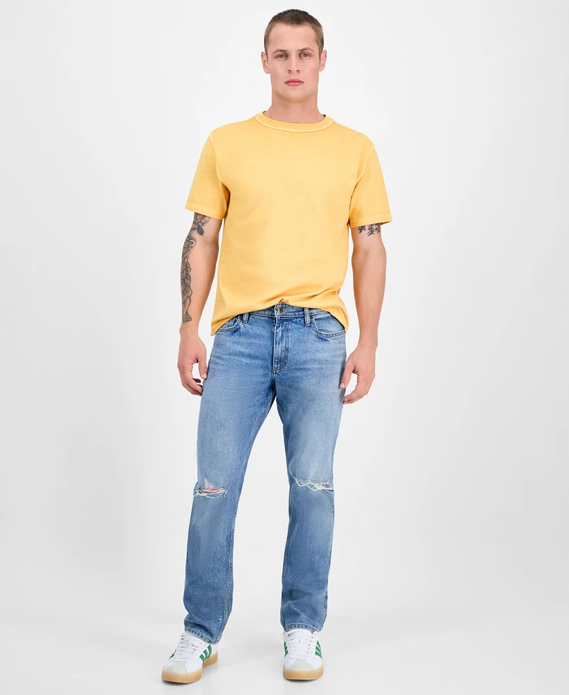 Sun + Stone Men's Profond Straight Leg Jeans, Exclusively at Macy's