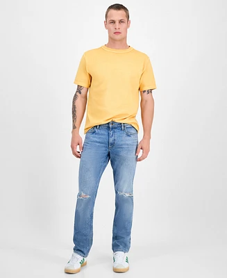 Sun + Stone Men's Profond Straight Leg Jeans, Exclusively at Macy's