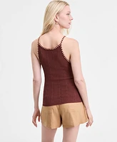 I.n.c. International Concepts Women's Embellished Knit Camisole, Exclusively at Macy's