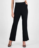 Kasper Women's High-Rise Pull-On Flare Pants