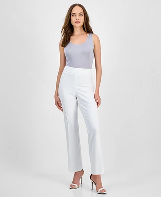 Kasper Women's High-Rise Flare-Leg Pants