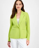 Kasper Women's Notch-Collar One-Button Blazer