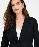 Kasper Women's Notch-Collar One-Button Blazer
