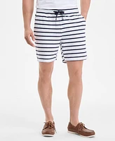 Club Room Men's Bengal Striped Terry Cloth Shorts, Exclusively at Macy's