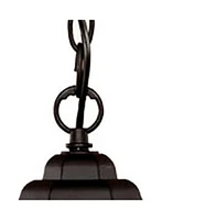 Textured Glass Lantern Hanging Light – Classic Lighting for Exterior Spaces