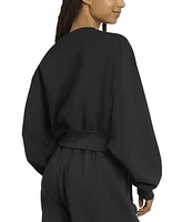 adidas Women's Soft Lux Relaxed Crewneck Sweatshirt