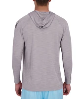 Spyder Men's Long Sleeve Shadow Stripe Rashguard Swim Hoodie