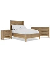 Davie 3-Pc. Full Set (Panel Bed, Dresser & 3-Drawer Nightstand)