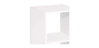 ClosetMaid 4583 Decorative Bookcase Open Back 8-Cube Storage Organizer, White