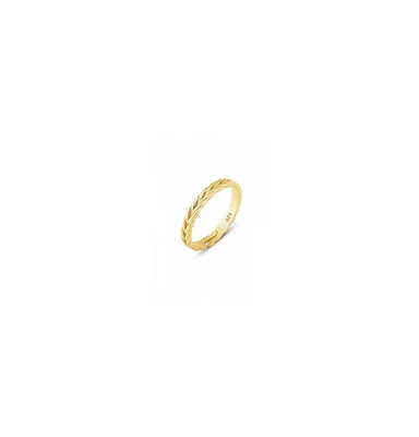 Spero London Braided Design Adjustable Sterling Silver Band Ring