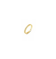 Spero London Braided Design Adjustable Sterling Silver Band Ring