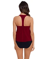 Magicsuit Women's Solid Dd Taylor Tankini Top