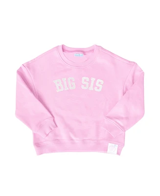 Bits & Bows Toddler Sis Cotton Crewneck Sweatshirt