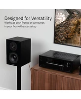 Fluance Elite High Definition 2-Way Bookshelf Surround Sound Speakers for 2-Channel Stereo Listening or Home Theater System